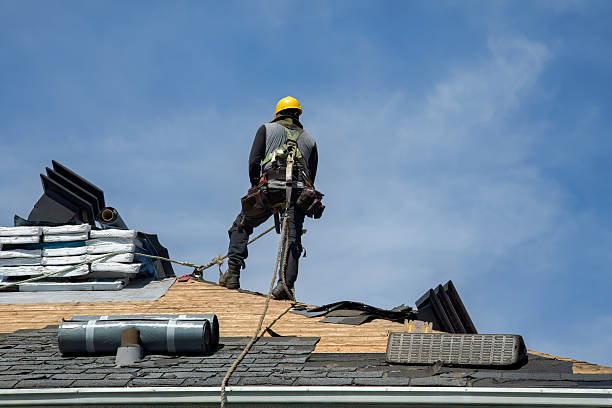 Professional Roof Replacement technician working in Edgewood, NM
